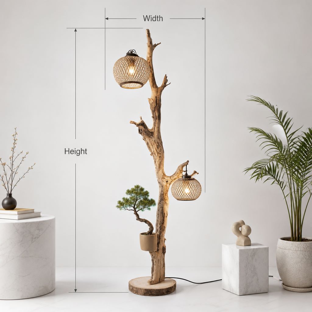 Floor Lamp Height : Exact Measurements for Every Room and Use