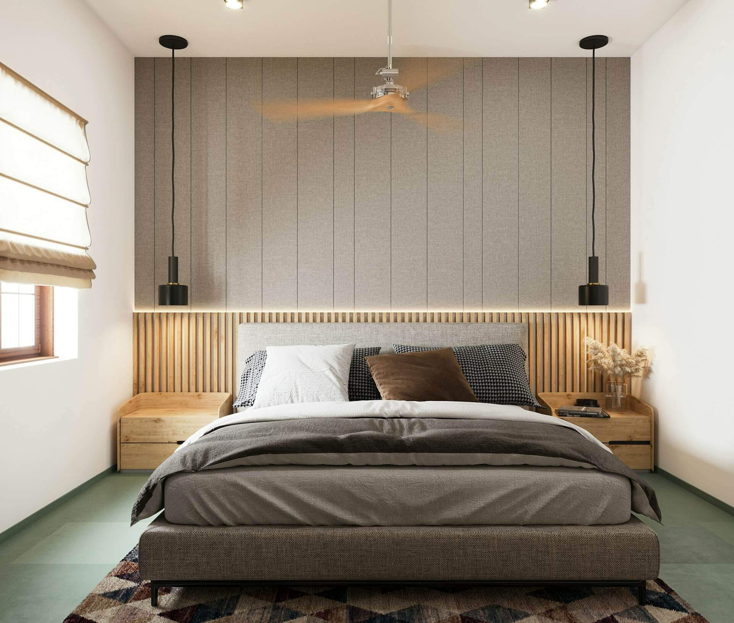 Rustic Modern Bedroom Ideas: Mixing Raw Wood with Clean Lines - Ashdeco