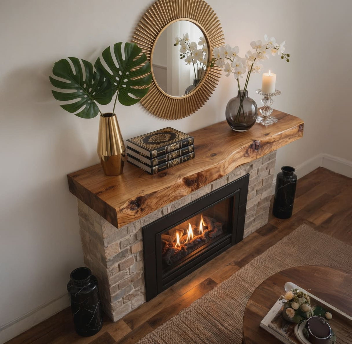How to Install a Fireplace Mantel on Different Types of Walls