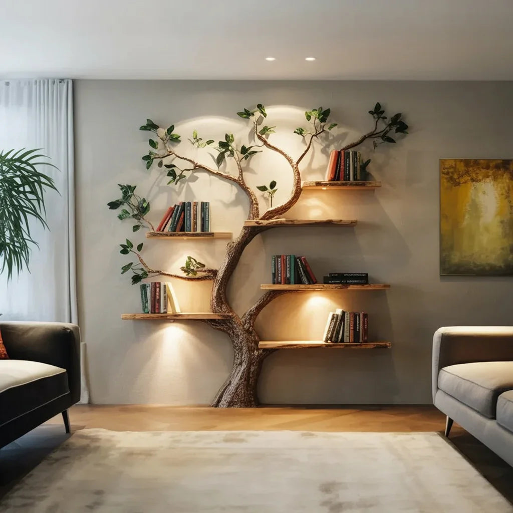 How to Assemble a Tree Bookshelf in 30 Minutes (Without Any Special Tools)