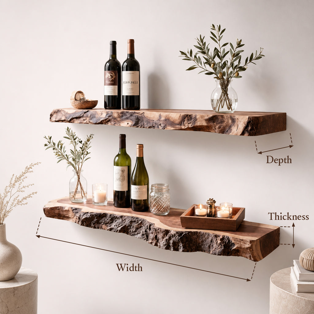 How Much Weight Can a Bar Floating Shelf Hold? Exact Bottle Formula
