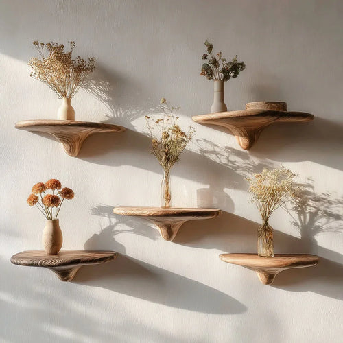 Mushroom Floating Shelves: Size Guide & Weight Capacity by Style