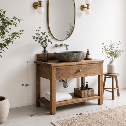 How to Pick a Small Bathroom Vanity That Actually Fits