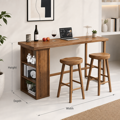 Bar Table Height Guide: Exact Dimensions and Stool Pairing