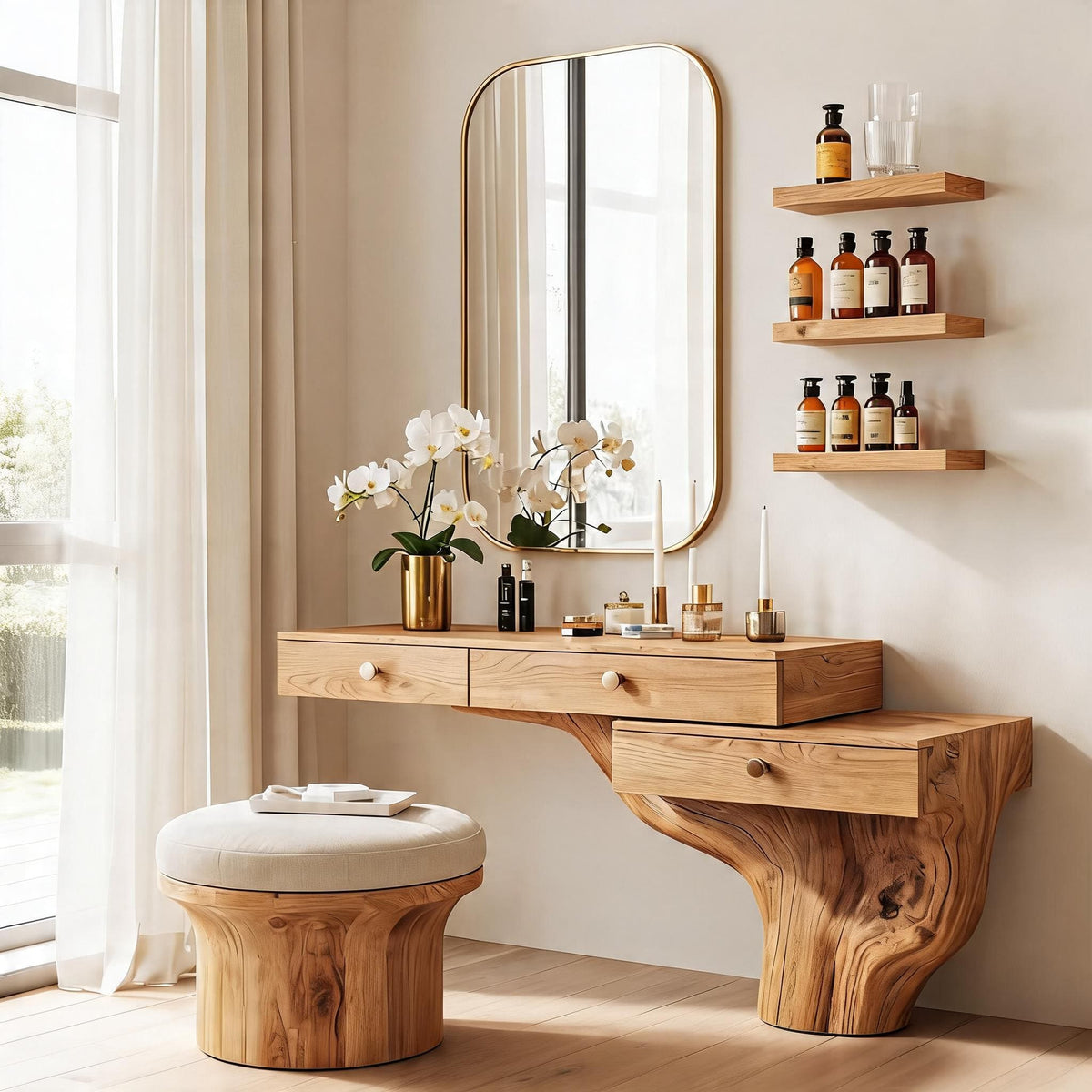 Makeup Vanity Desk: 8 Types Compared (With Room Size Requirements)