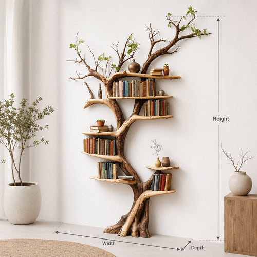 Floating Bookshelves for Heavy Books: Holds Up to 60 lbs