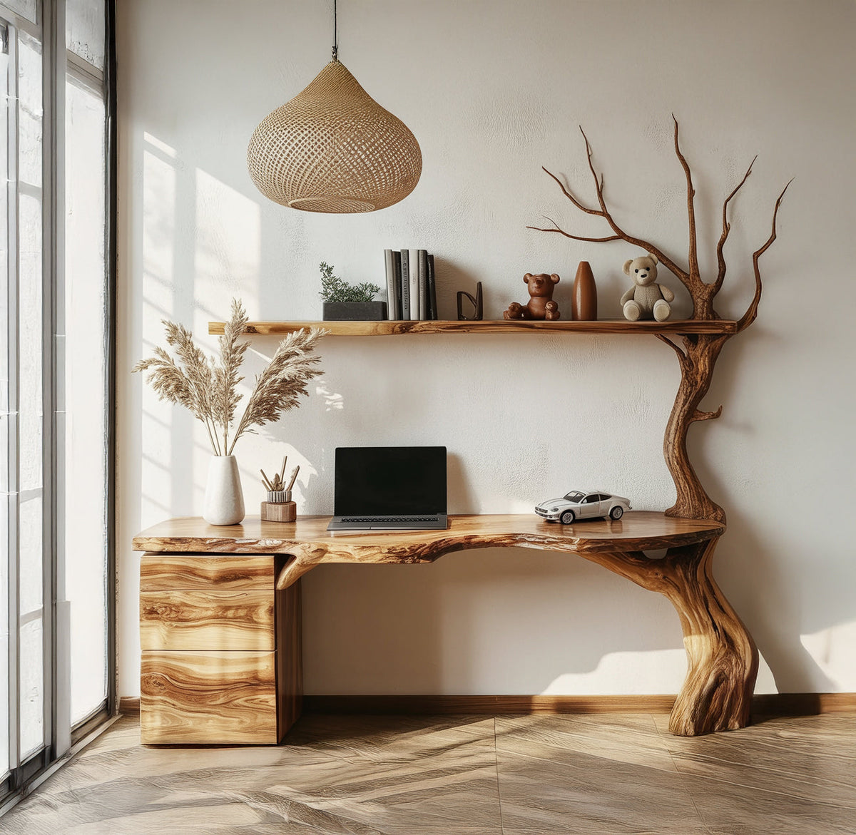 Corner Desk with Shelves: Storage That Doesn't Kill the Workspace