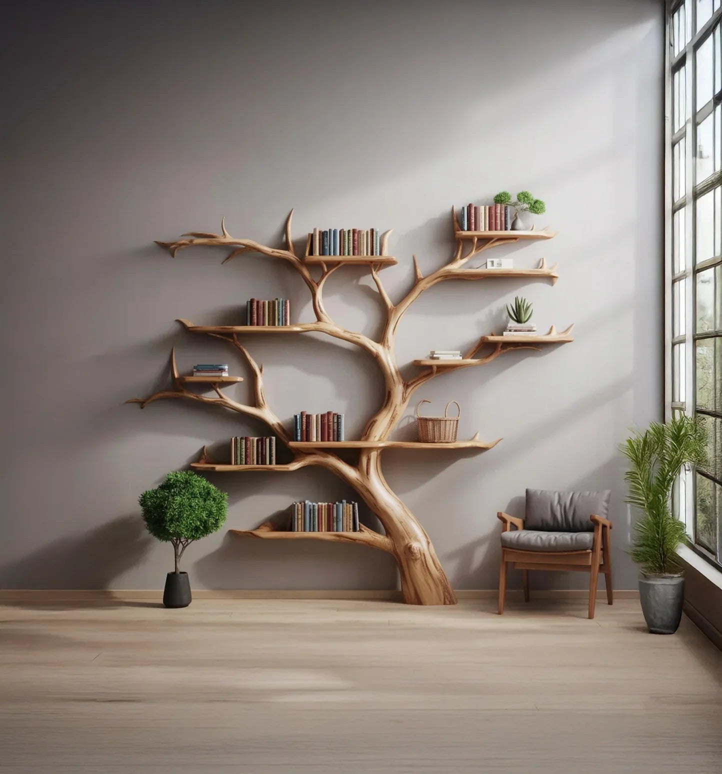 Tree Branch Bookshelf vs Tree Bookcase: What's the Difference?