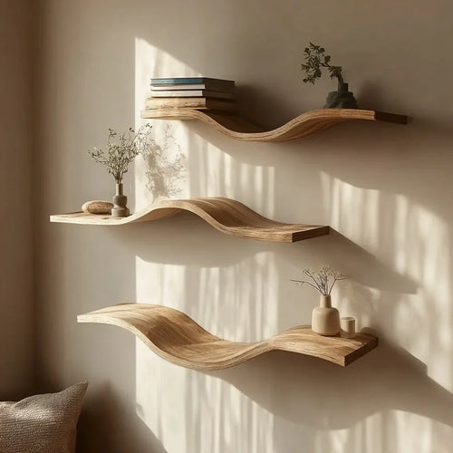 Rustic Floating Shelves: Solid Wood vs Fake Distressed