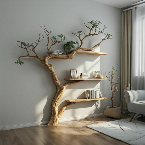 Wall Tree Bookshelf Ideas - Stunning Designs That Save Floor Space