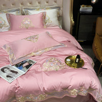 Deluxe Pink Duvet Cover Set