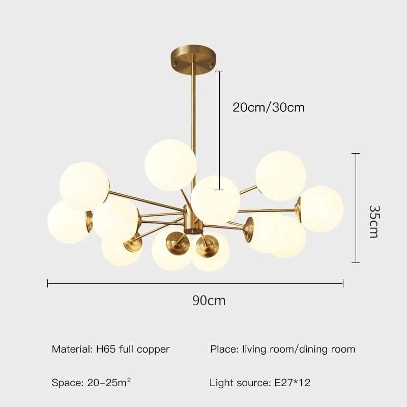 Deluxe Bubble Melanie Chandelier