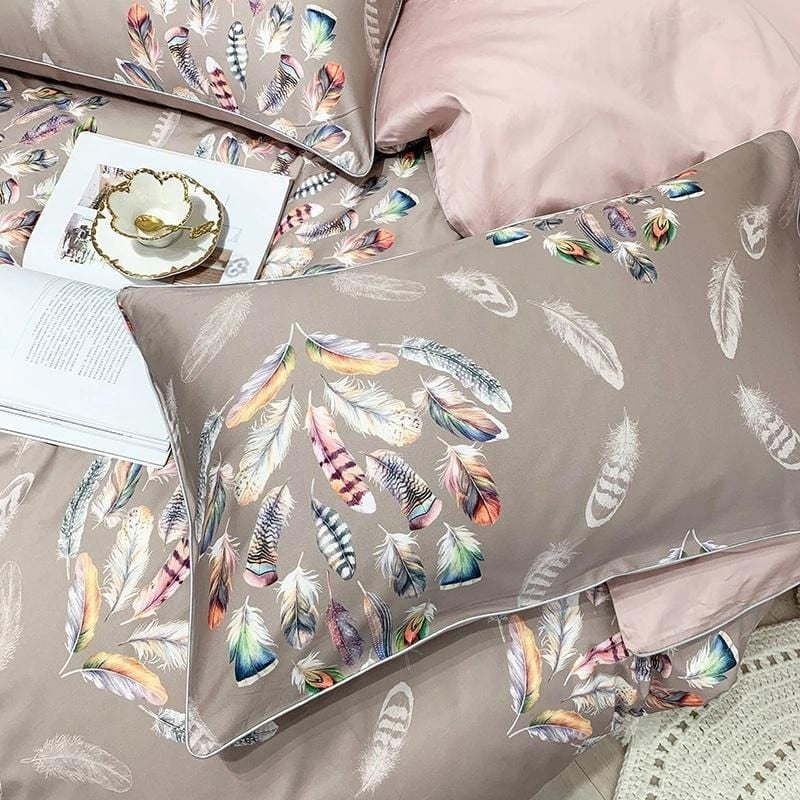 Deluxe Feather Duvet Cover Set