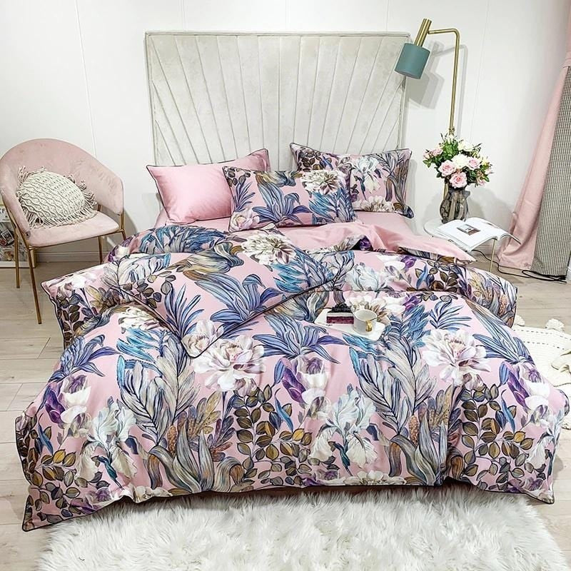 Elegant Pink Duvet Cover Set