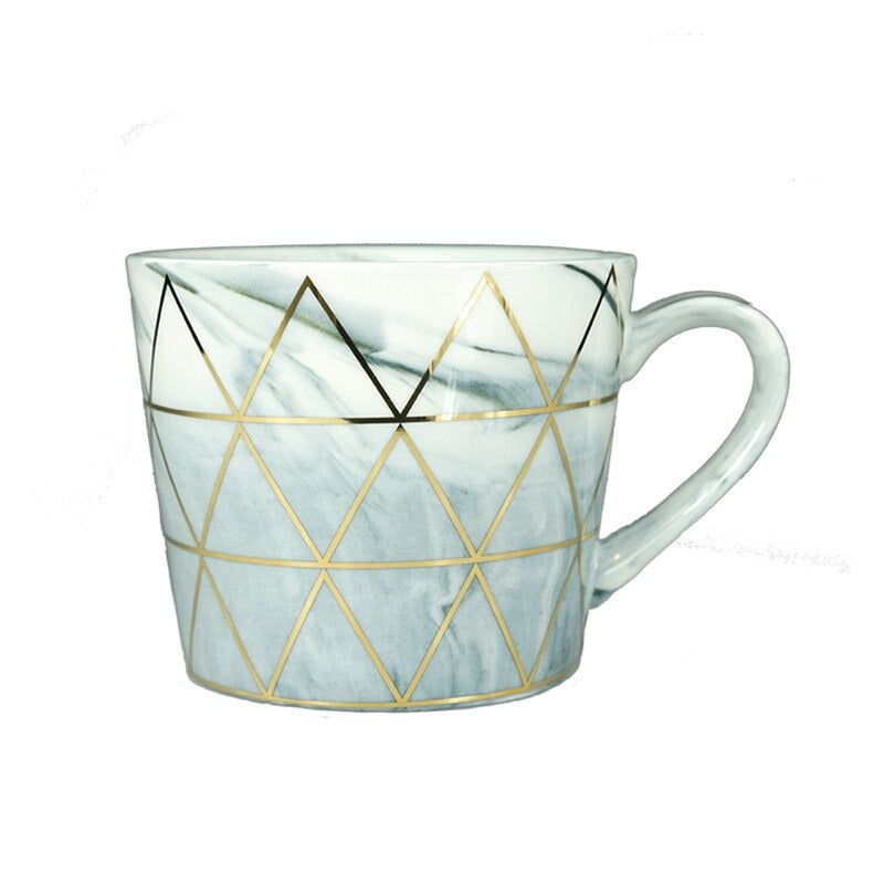 Modern Gold Triangle Mug