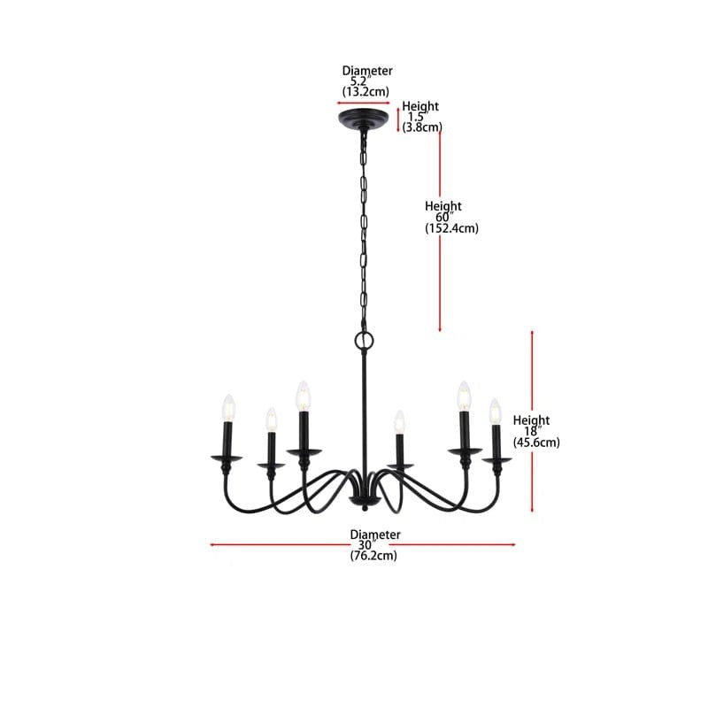 Exclusive Birch Traditional Chandelier