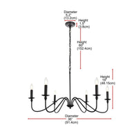 Exclusive Birch Traditional Chandelier