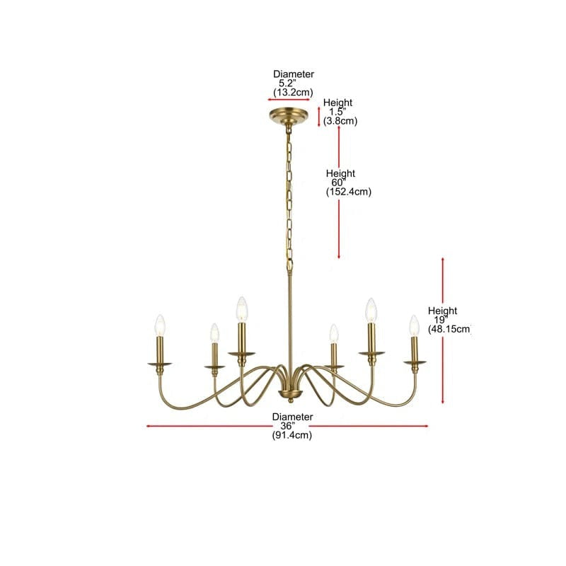 Exclusive Birch Traditional Chandelier