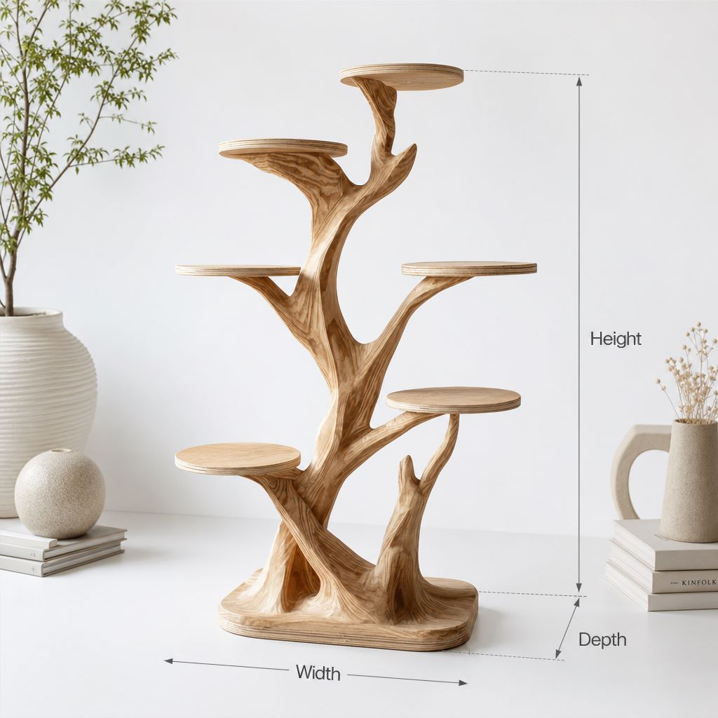 Mid Century Cat Tree Tower Living Room