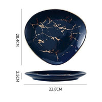 Golden Nordic Plate & Bowl Collection