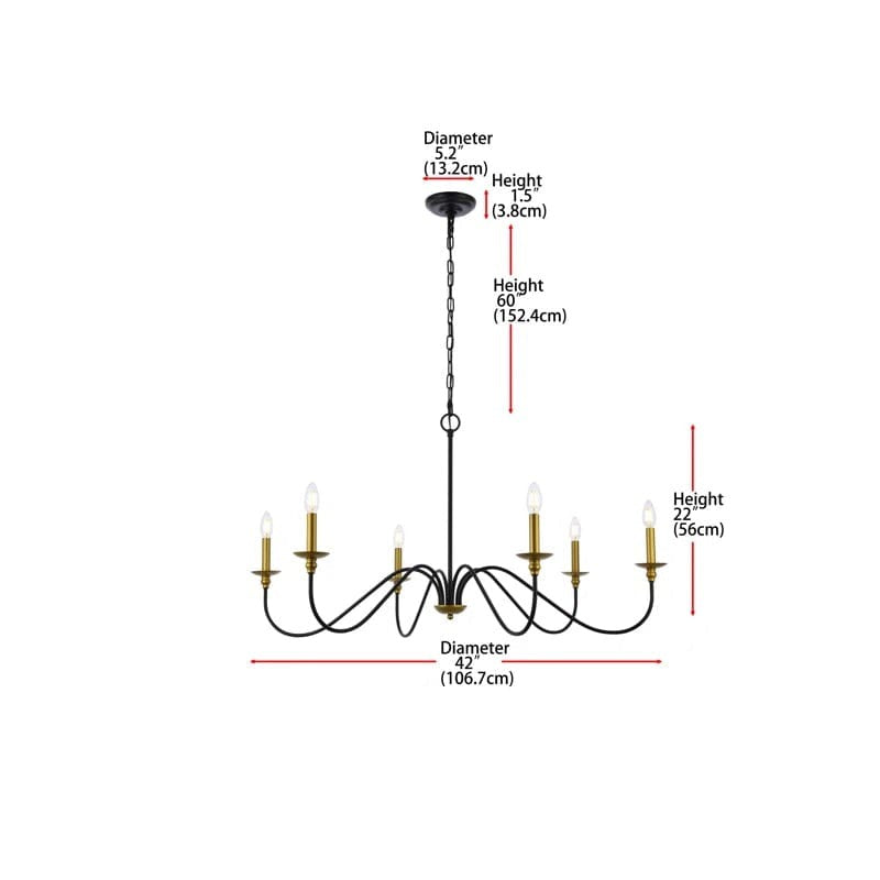 Exclusive Birch Traditional Chandelier