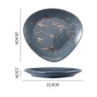 Golden Nordic Plate & Bowl Collection