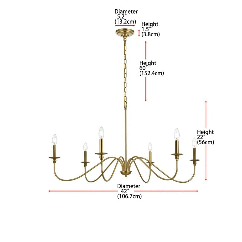 Exclusive Birch Traditional Chandelier