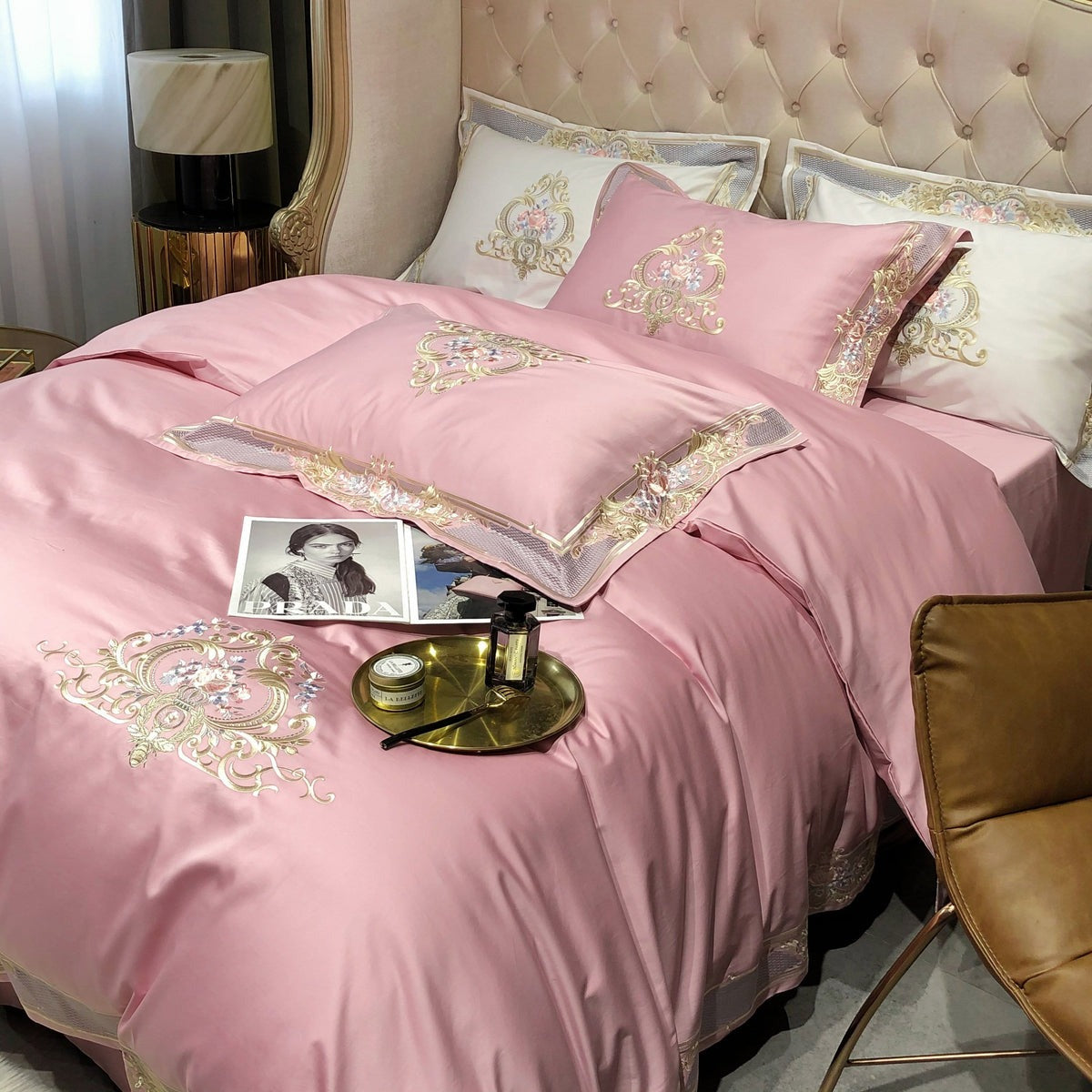 Deluxe Pink Duvet Cover Set