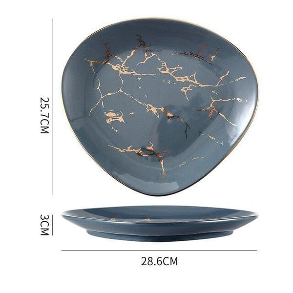 Golden Nordic Plate & Bowl Collection