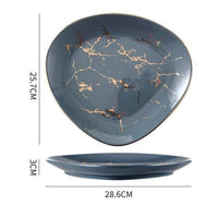 Golden Nordic Plate & Bowl Collection