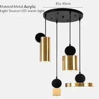 Minimalist Golden Pendant Light