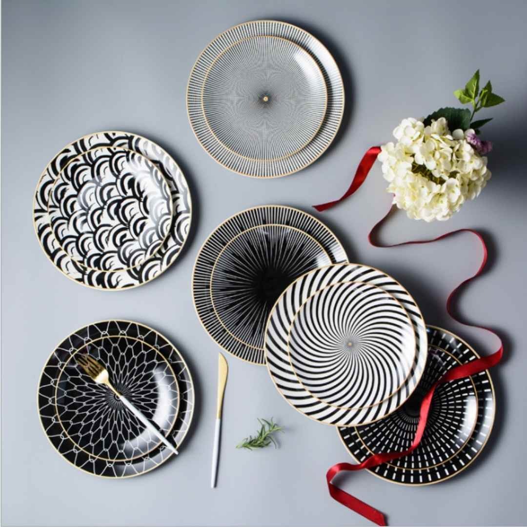 Elegant Nordic Plate Collection