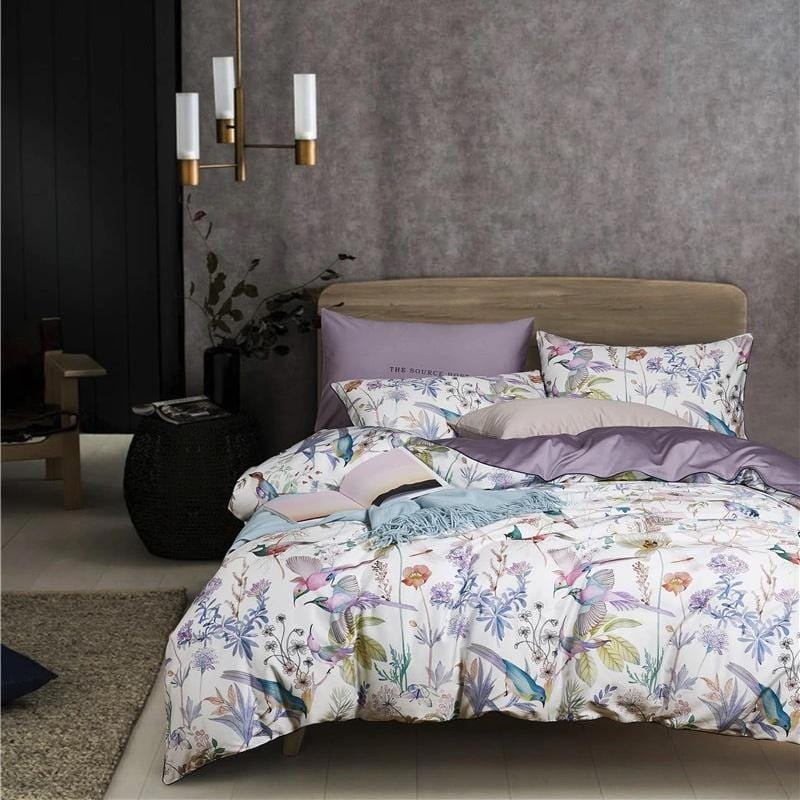 Elegant Floral Duvet Cover Set