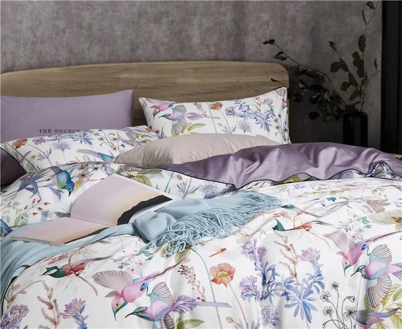 Elegant Floral Duvet Cover Set