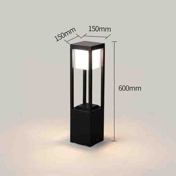 Modern Cube Solar Outdoor Light