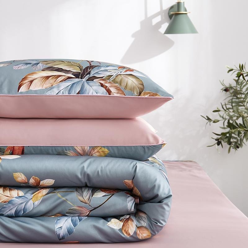 Infinity Blue & Pink Duvet Cover Set