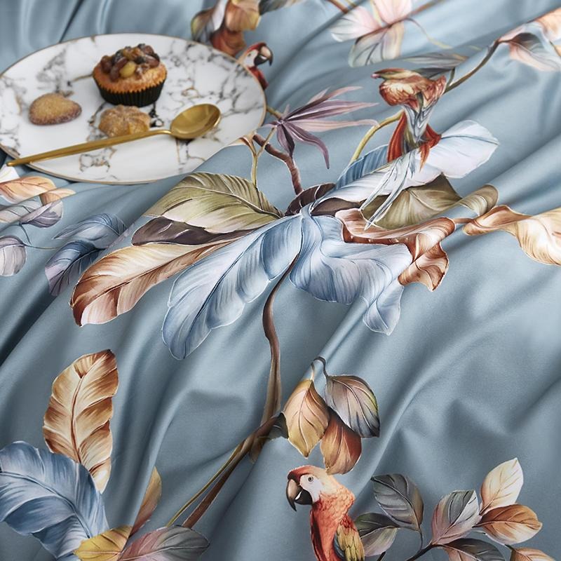 Infinity Blue & Pink Duvet Cover Set