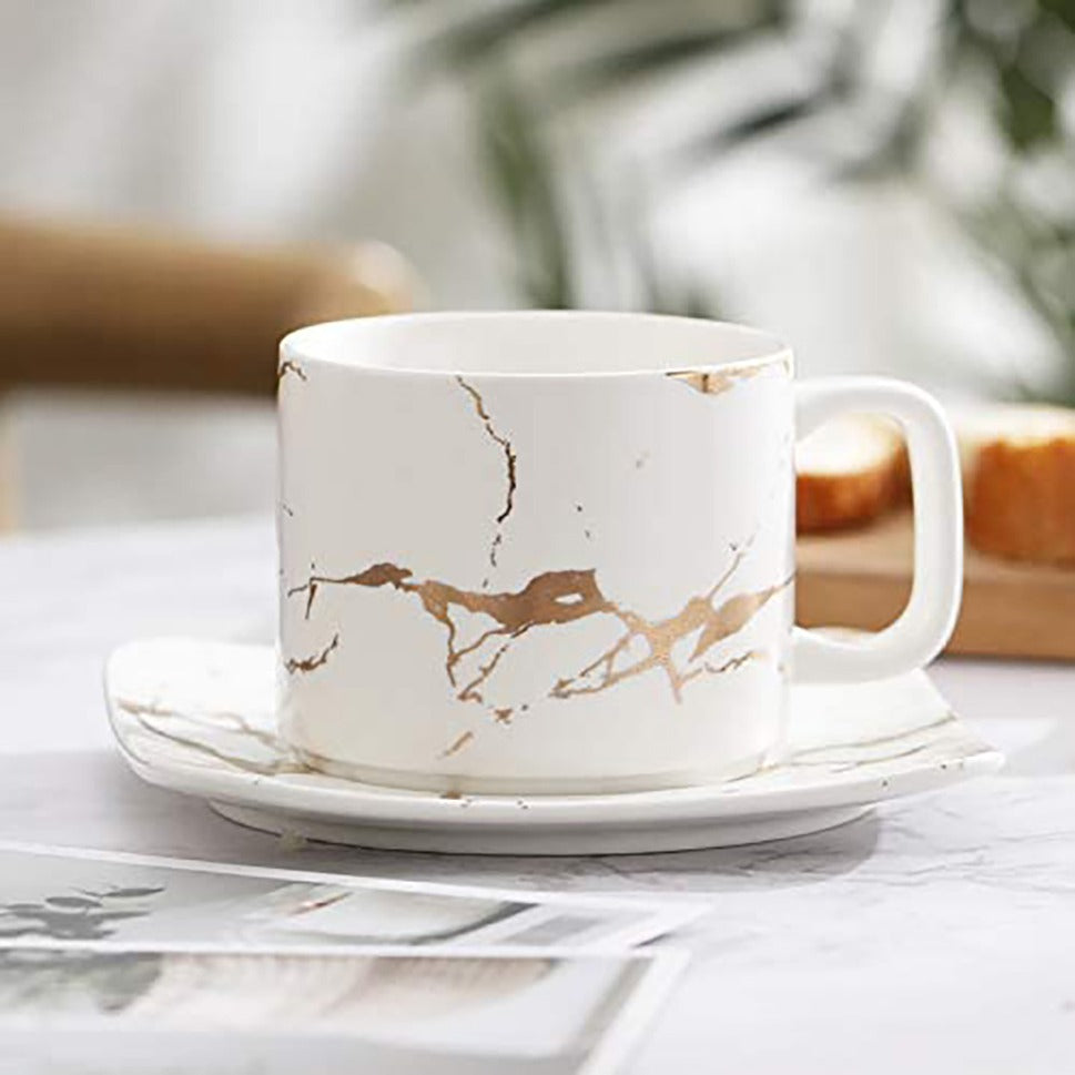 Modern Marble Teacup