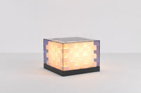 Unique Cubed Solar Outdoor Light