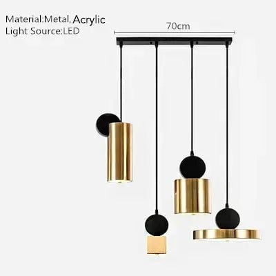 Minimalist Golden Pendant Light