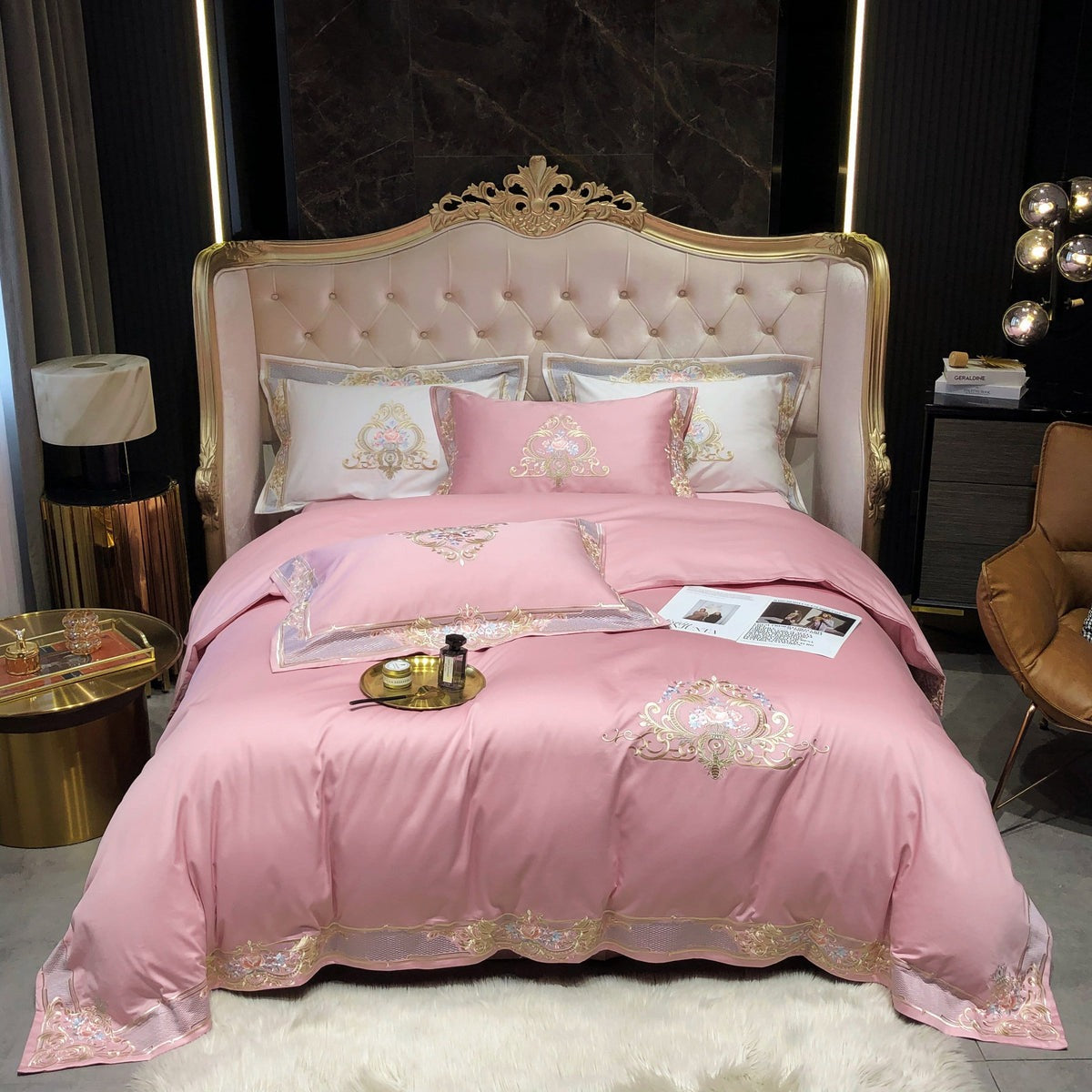 Deluxe Pink Duvet Cover Set