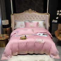 Deluxe Pink Duvet Cover Set