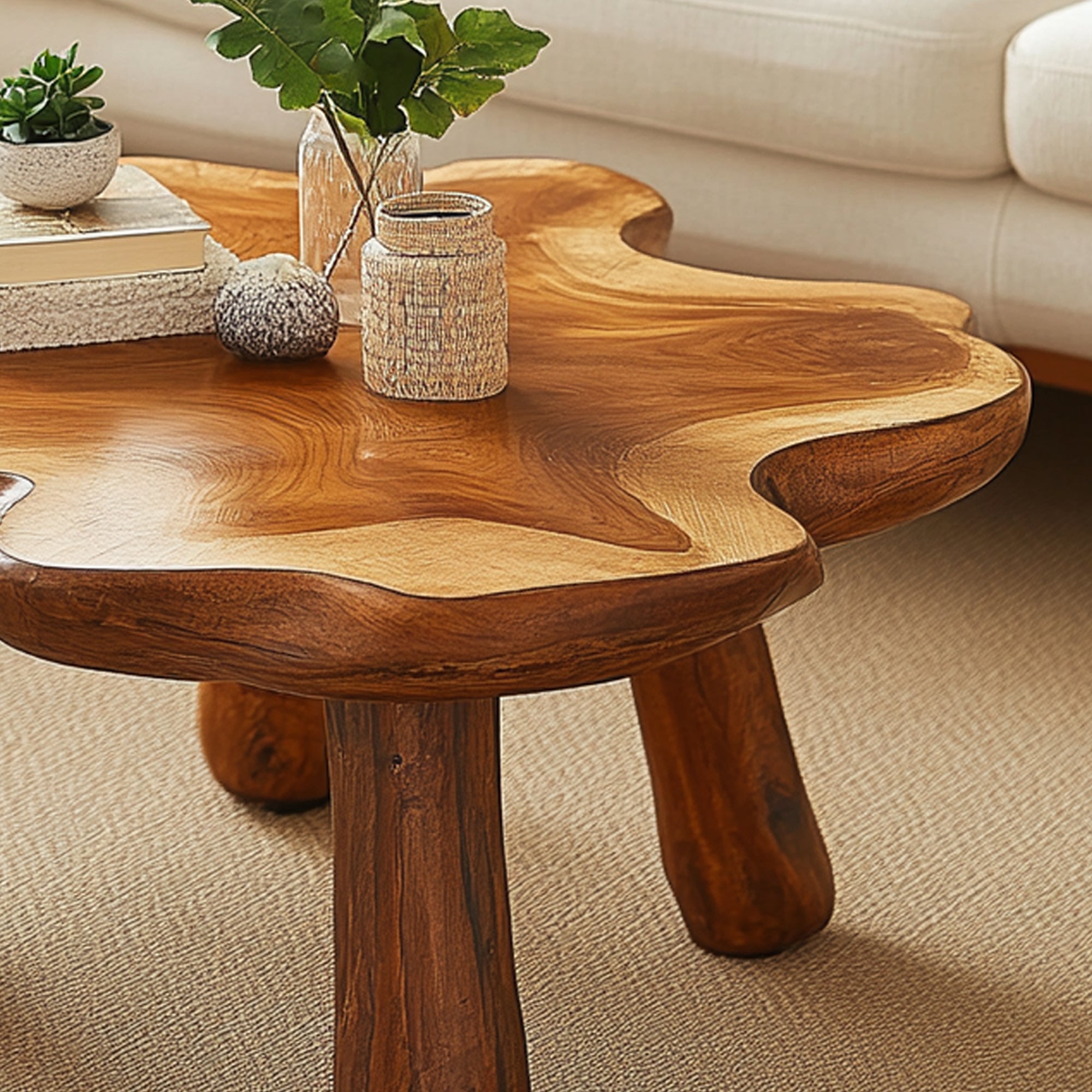 Farmhouse Rustic Coffee Table For Cozy Living Spaces SILDTCF006