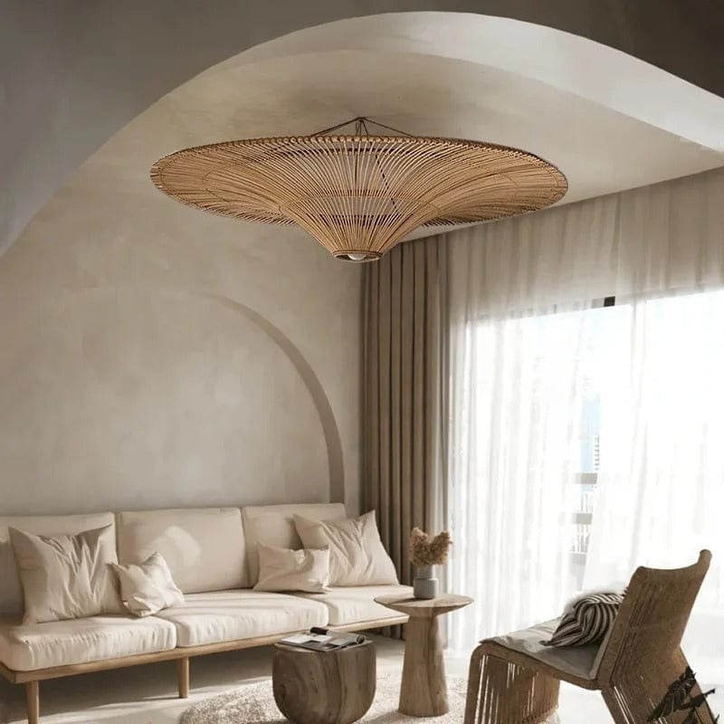 Classic Rattan Chandelier