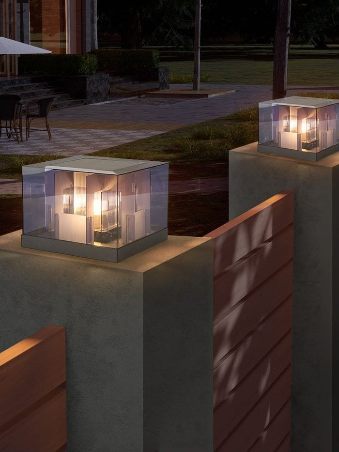 Cubed Solar Outdoor Light