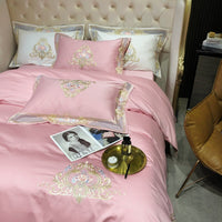 Deluxe Pink Duvet Cover Set