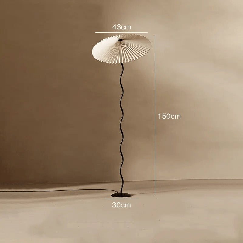 Unieke Paraplu Wave Vloerlamp