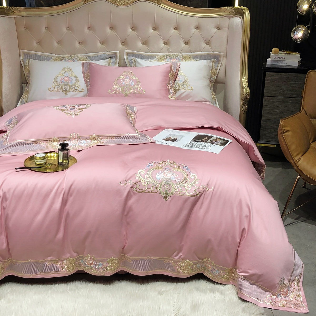 Deluxe Pink Duvet Cover Set