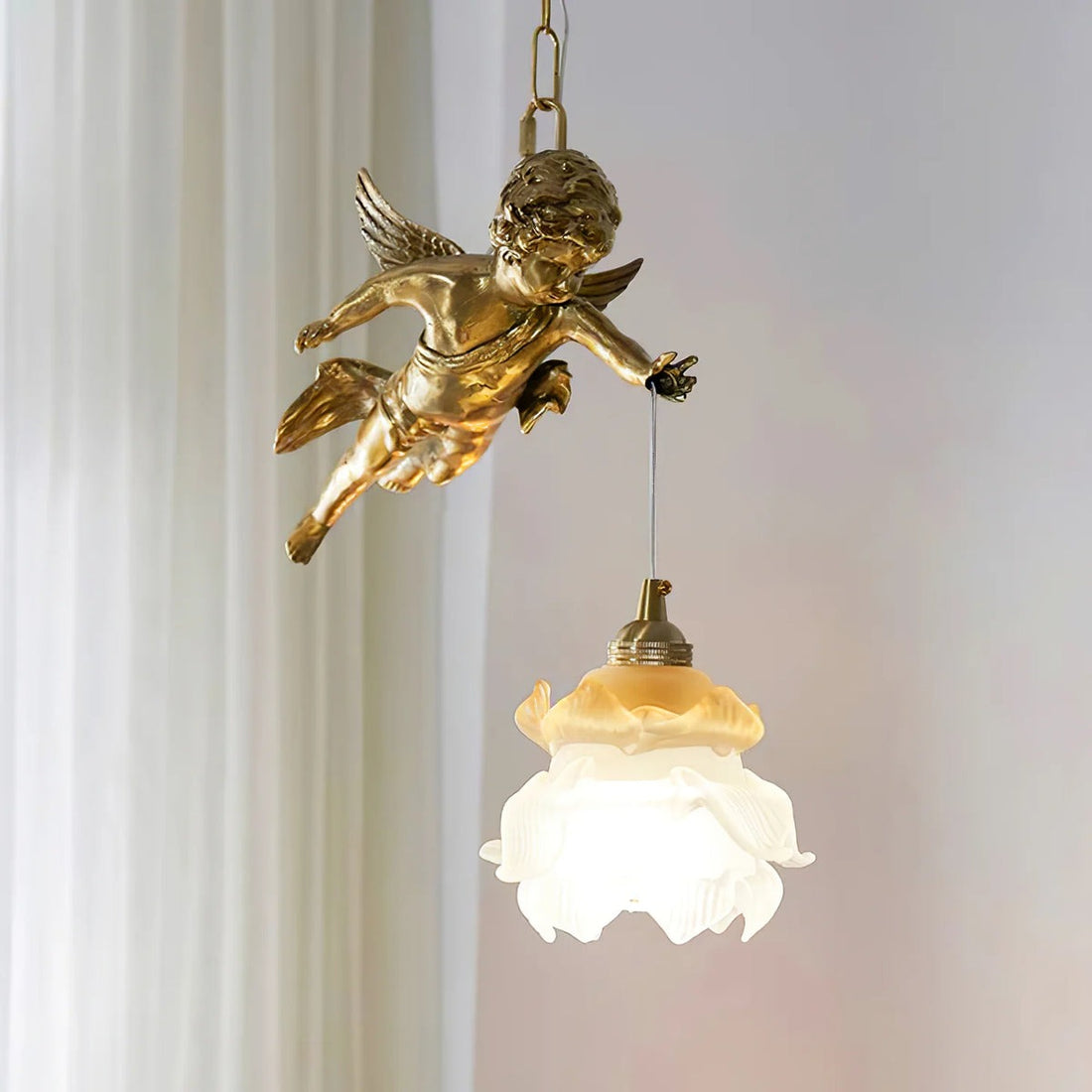 Vintage Angel Pendant Light