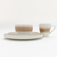 Luxurious Rose Gold Dinnerware Set